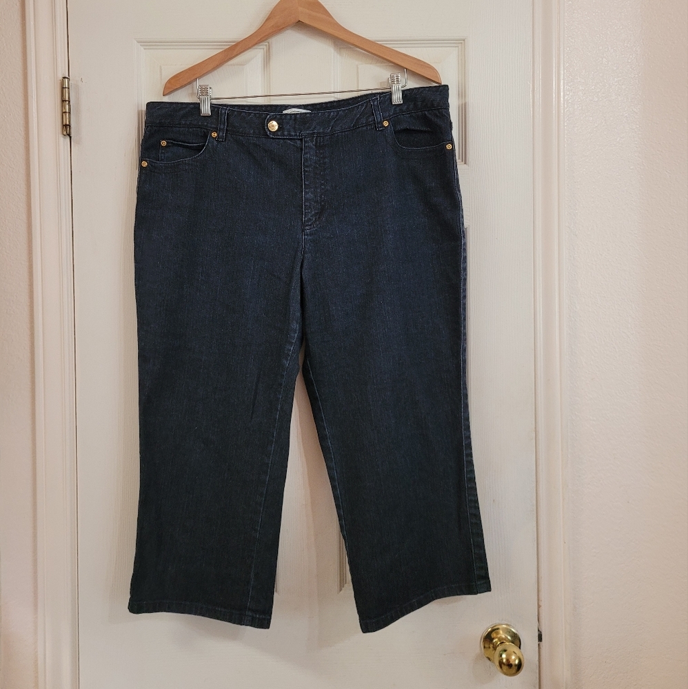 Talbots Women's Stretch Capri Jeans 18